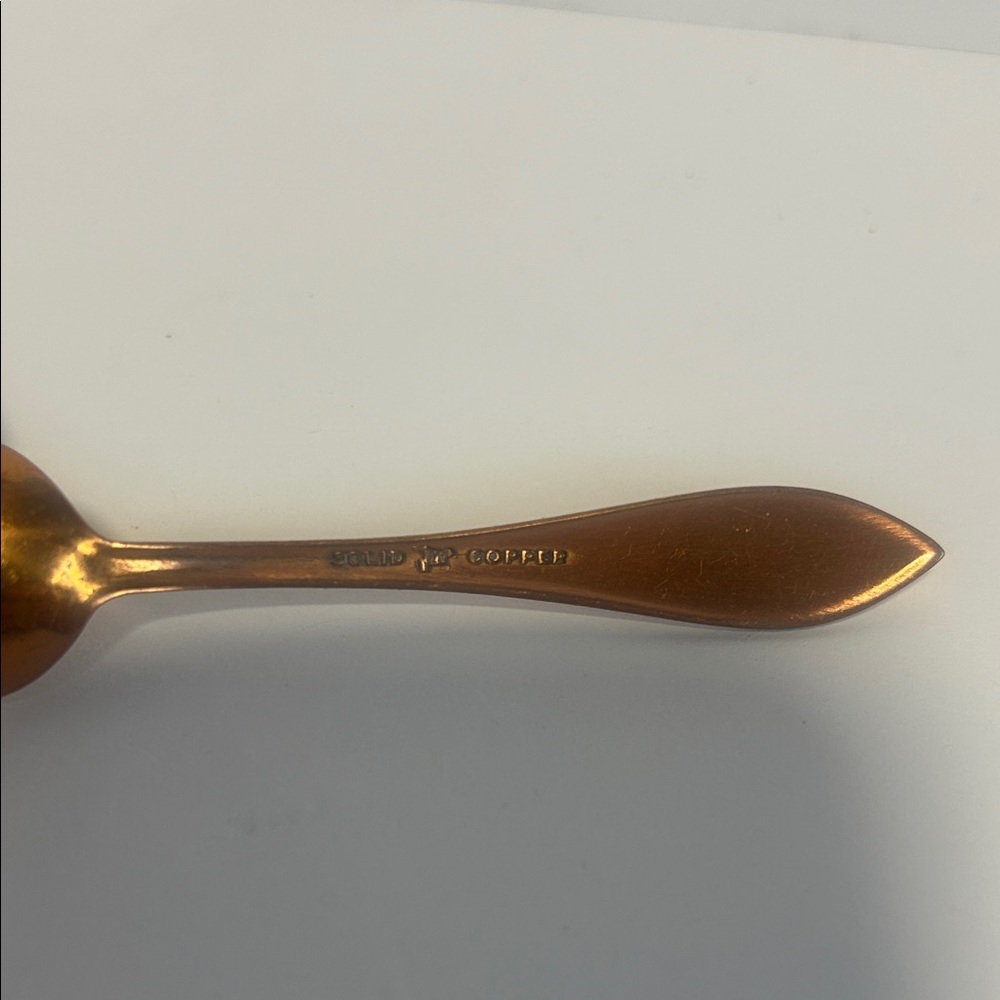 Solid copper Decorative Spoon - Picture 3 of 5